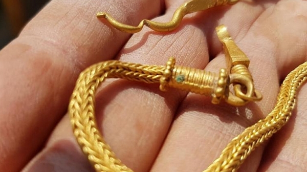 Антична златна огърлица откриха археолозите край Петрич