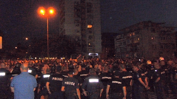 Скандал на протеста в Асеновград в последните минути снощи