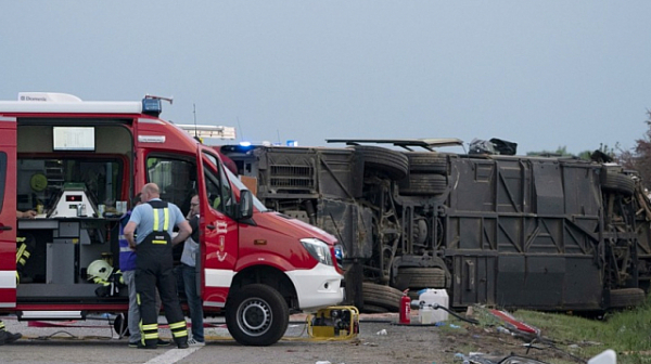 Автобусна катастрофа в Германия: Пострадалите са предимно деца