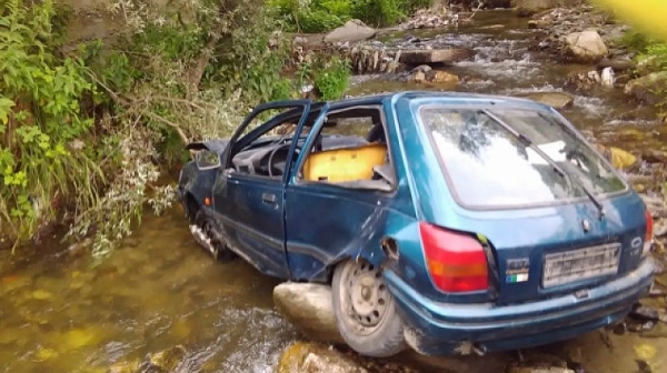 Кола падна в Перловската река