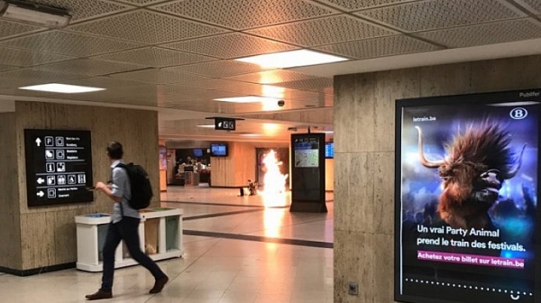 Експлозии на централната гара в Брюксел