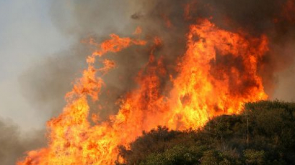 Пожар на остров Самотраки, хиляди туристи са блокирани