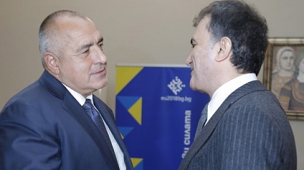 Борисов на среща с турския министър Йомер Челик