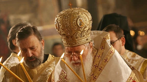 Патриарх Неофит на честването на 1125 г. от Преславския църковно-народен събор