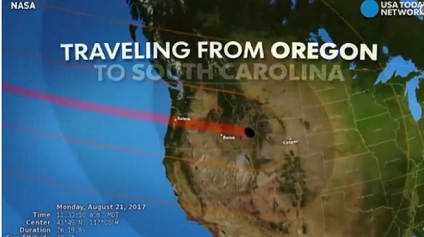 В САЩ ще наблюдават пълно слънчево затъмнение