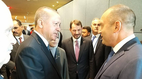 Радев разговаря с Ердоган
