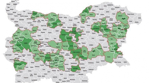 Страната ще бъде поделена на Централен, Дунавски, Черноморски и Западен район