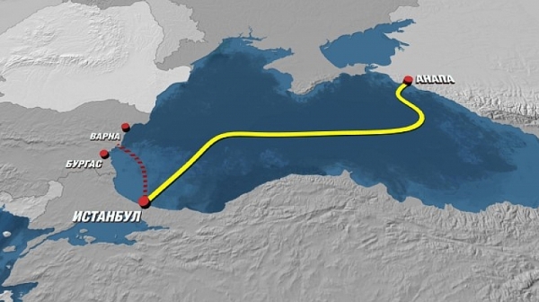 Тръбата на „Турски поток” излиза на сушата на 25 км от българо-турската граница