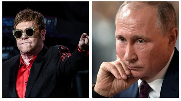 Спорът между сър Елтън Джон и Владимир Путин се разгаря