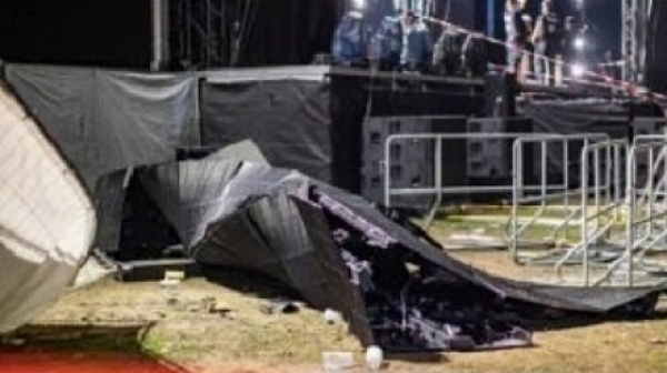 28 ранени при срутване на сцена на концерт в Германия
