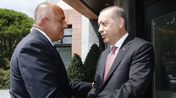 Борисов при Ердоган в двореца му в Анкара