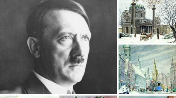 Предлагат на търг 30 картини на Хитлер