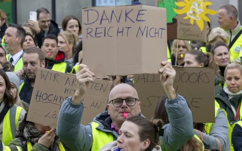 Единствената провинция без планирани стачки е Долна Саксония където работодатели