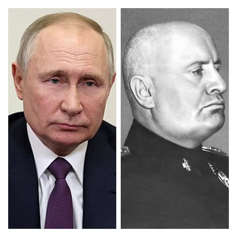Дучето се гордееше с фашизма а Путин с какво С