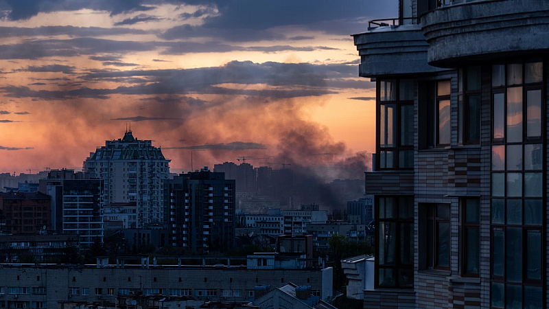 Поредната вражеска атака срещу Киев Към този момент няма информация