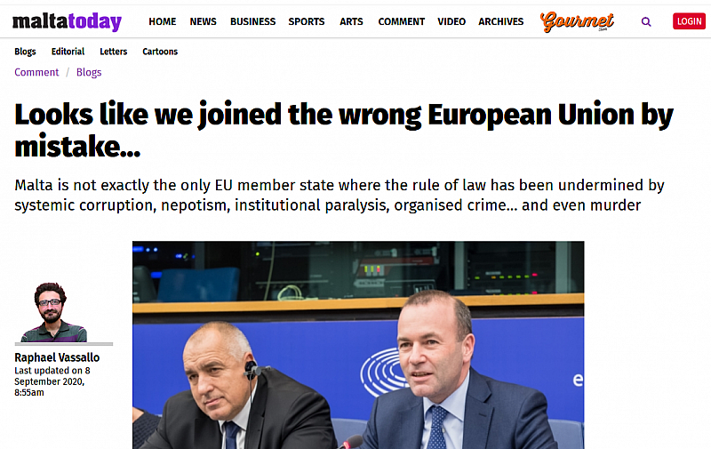 Малта не е точно единствената държава членка на ЕС където върховенството