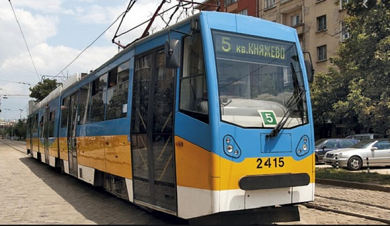 Трамвай №5 ще се движи от 8 ми декември в столицата