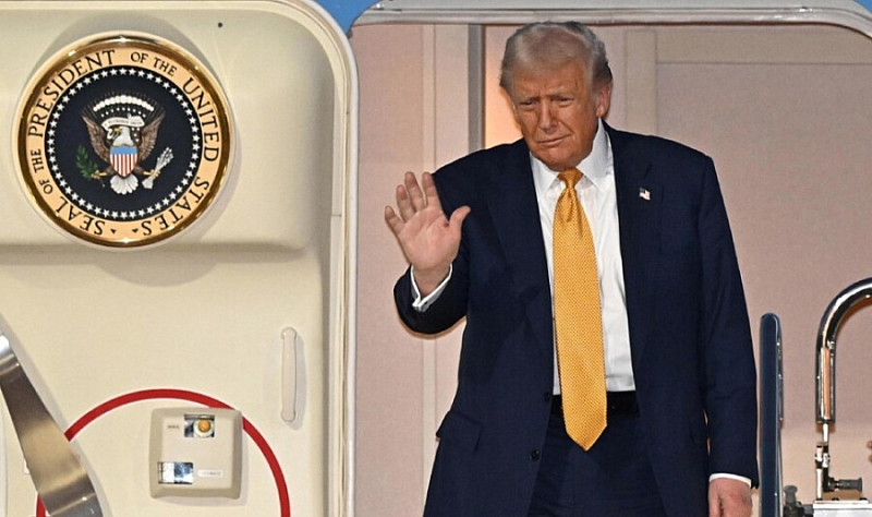 Тръмп каза пред репортери на борда на самолета Еър Форс