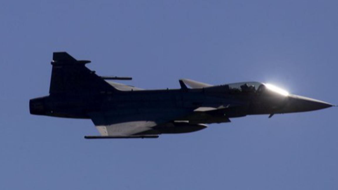 В изявление правителството заяви че изтребители Грипен произведени в Швеция