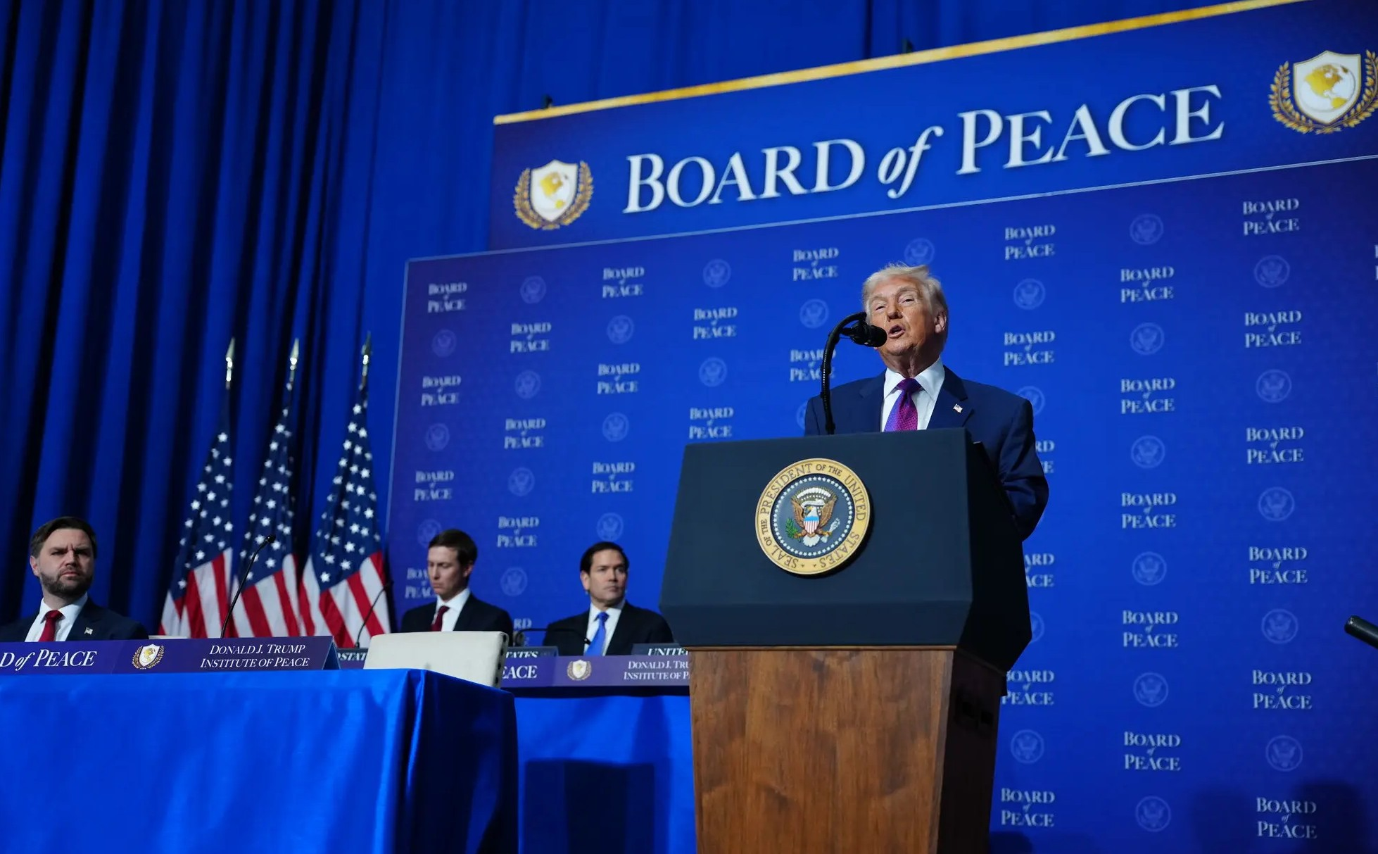 Тръмп каза че страните участнички в съвета ще осигурят повече