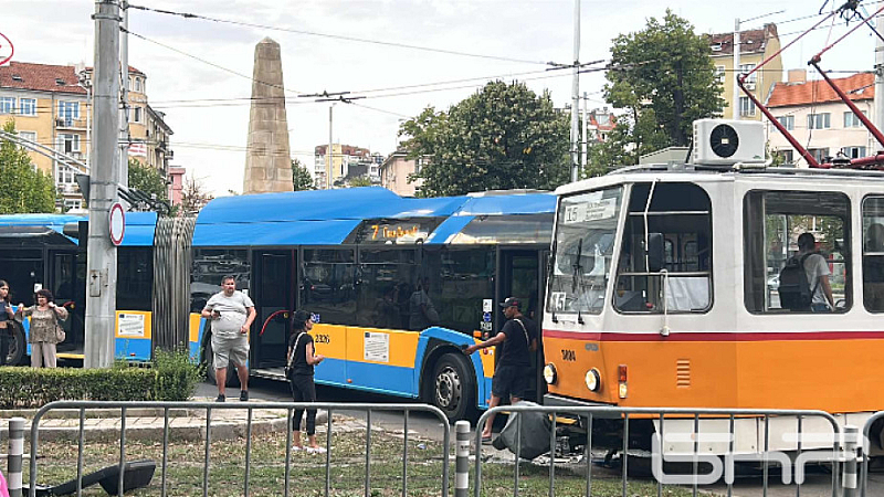 Пореден инцидент с трамвай в София стана тази вечер Към