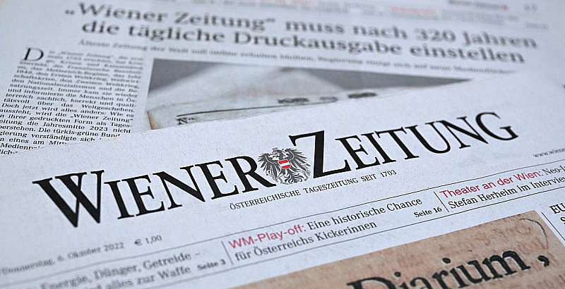 Публикуван за първи път под името Wiennerisches Diarium вестникът започва