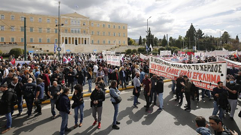 Гръцките синдикати настояват да се оттегли проектозакон с промени в