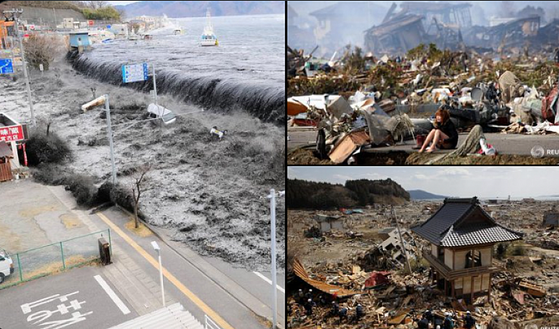 Земетресение с магнитуд 9 по Рихтер удари Япония на 11