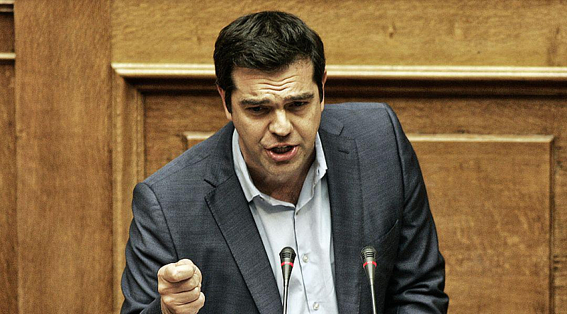 Бившият министър председател и лидер на партията Алексис Ципрас отправи остри