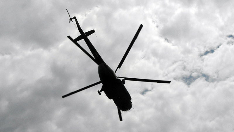 Хеликоптер на Генералната Дирекция по сигурността е паднал край град