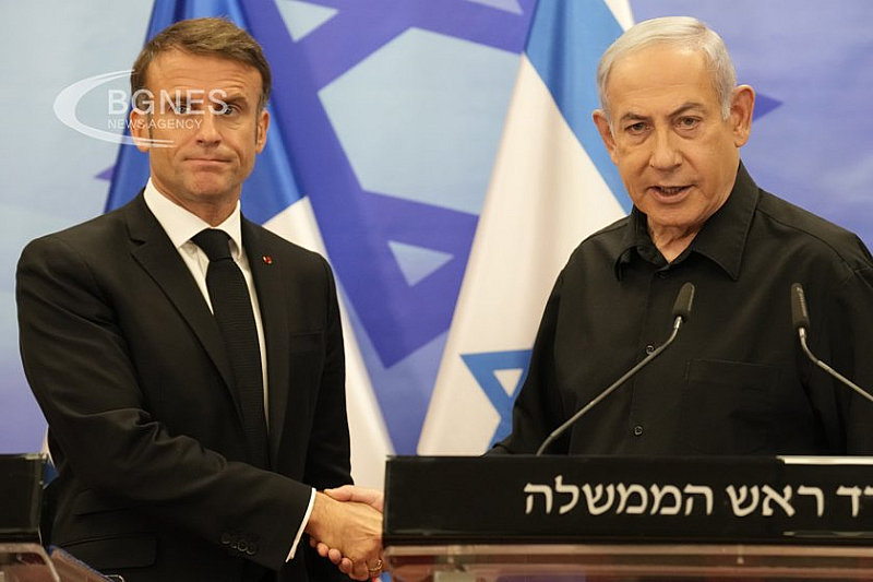В края на двустранна среща с премиера Бенямин Нетаняху френският