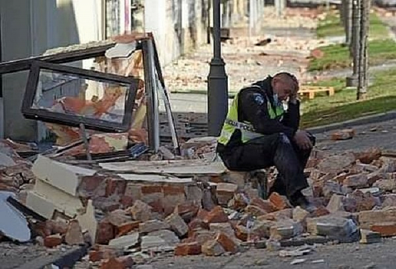 Продължават вторичните трусове след силното земетресение в Хърватия вчера В страната