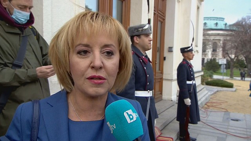 Това заяви Мая Манолова от формацията на влизане в парламента.