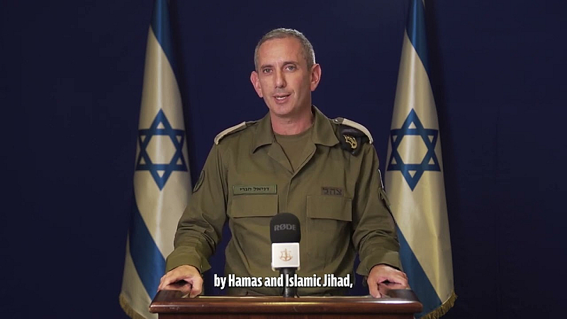 Главният армейски говорител Даниел Хагари изтъкна че израелски военни са