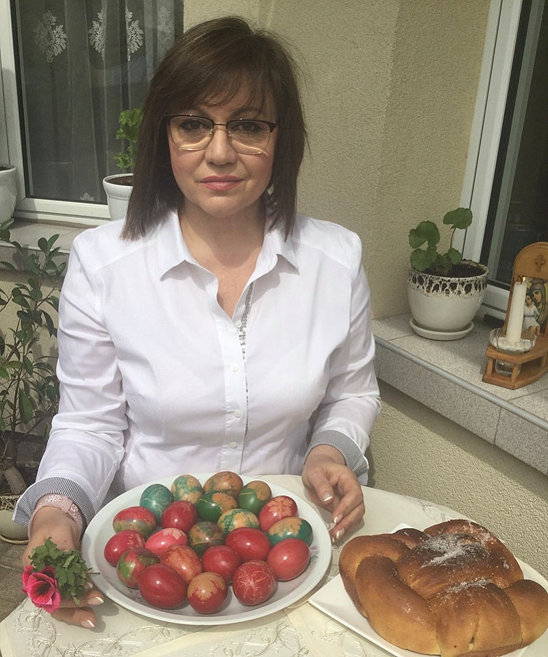 Корнелия Нинова поздрави българите за Възкресение Христово Лидерката на левицата