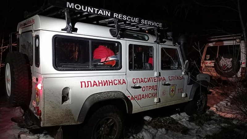 20-часова спасителна акция в планина Беласица заради паднал в пропаст