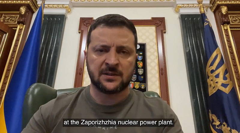 В свое видео изявление публикувано в Телеграм Зеленски каза че