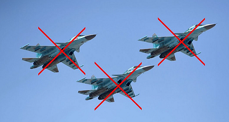 Според украинските военновъздушни сили сега Русия се опитва да събере