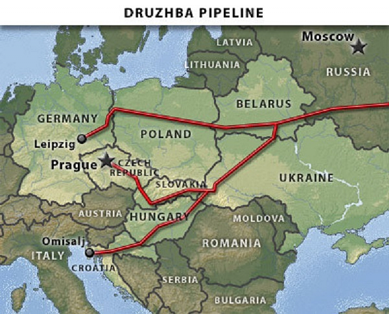 Изпомпването на петрол за Унгария, което беше спряно за три