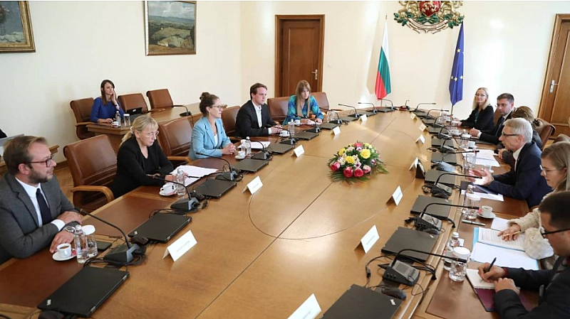 Министър председателят подчерта че основните цели на българското правителството са приемането