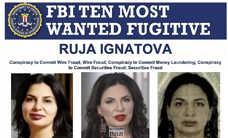 Ружа Игнатова от 2022 г е в списъка на ФБР