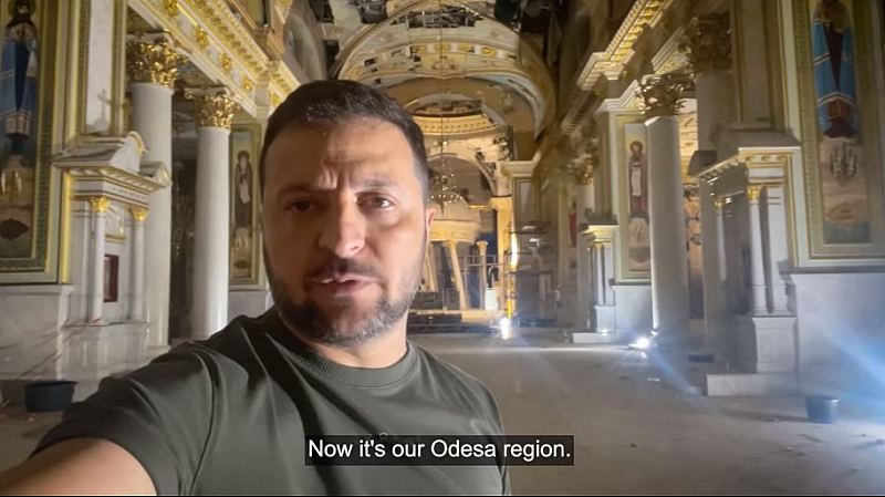 В социалните мрежи се появи видео от освобождаването на украинското