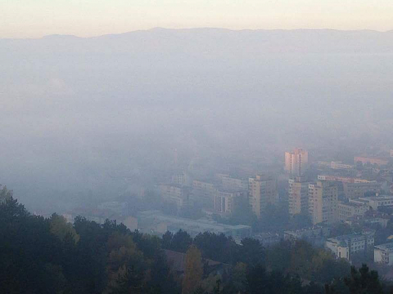 Благоевград има сериозни проблеми със замърсяването на въздуха през последните