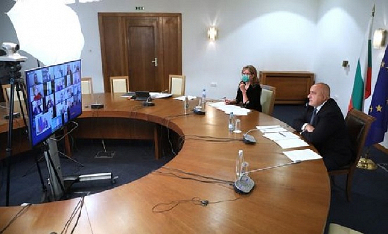 Министър председателят Бойко Борисов участва във видеоконферентна среща с посланиците на