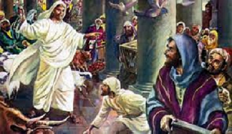 На Велики вторник Христос проповядва в храма и дава своите