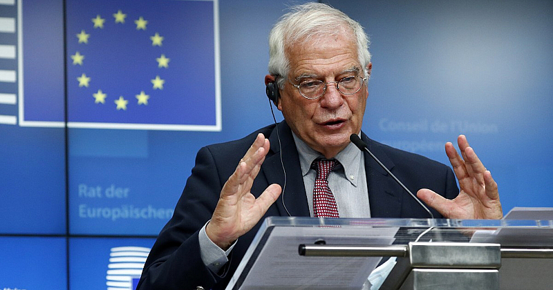 Върховният представител на ЕС по външната политика говори в Брюксел