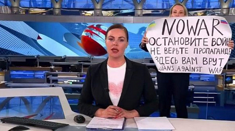 Това заяви пред Нова телевизия журналистката Марина Овсянникова. Преди година,
