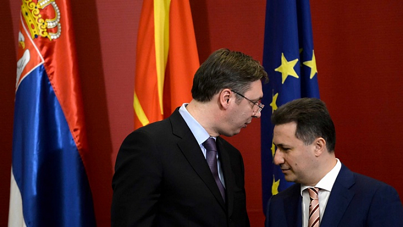 Президентът на Сърбия Александър Вучич и министър председателите на Албания и