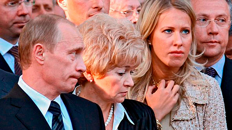 40 годишната Собчак има дългогодишни семейни връзки с президента Владимир Путин