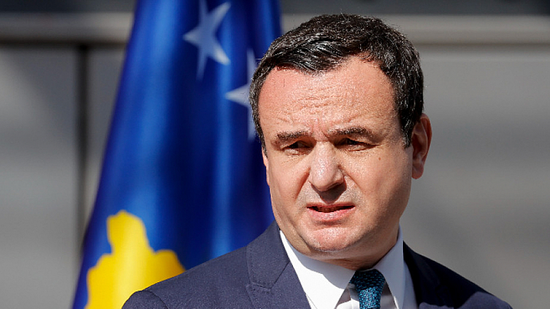 Курти посочи че косовският министър на вътрешните работи Джелял Свечля